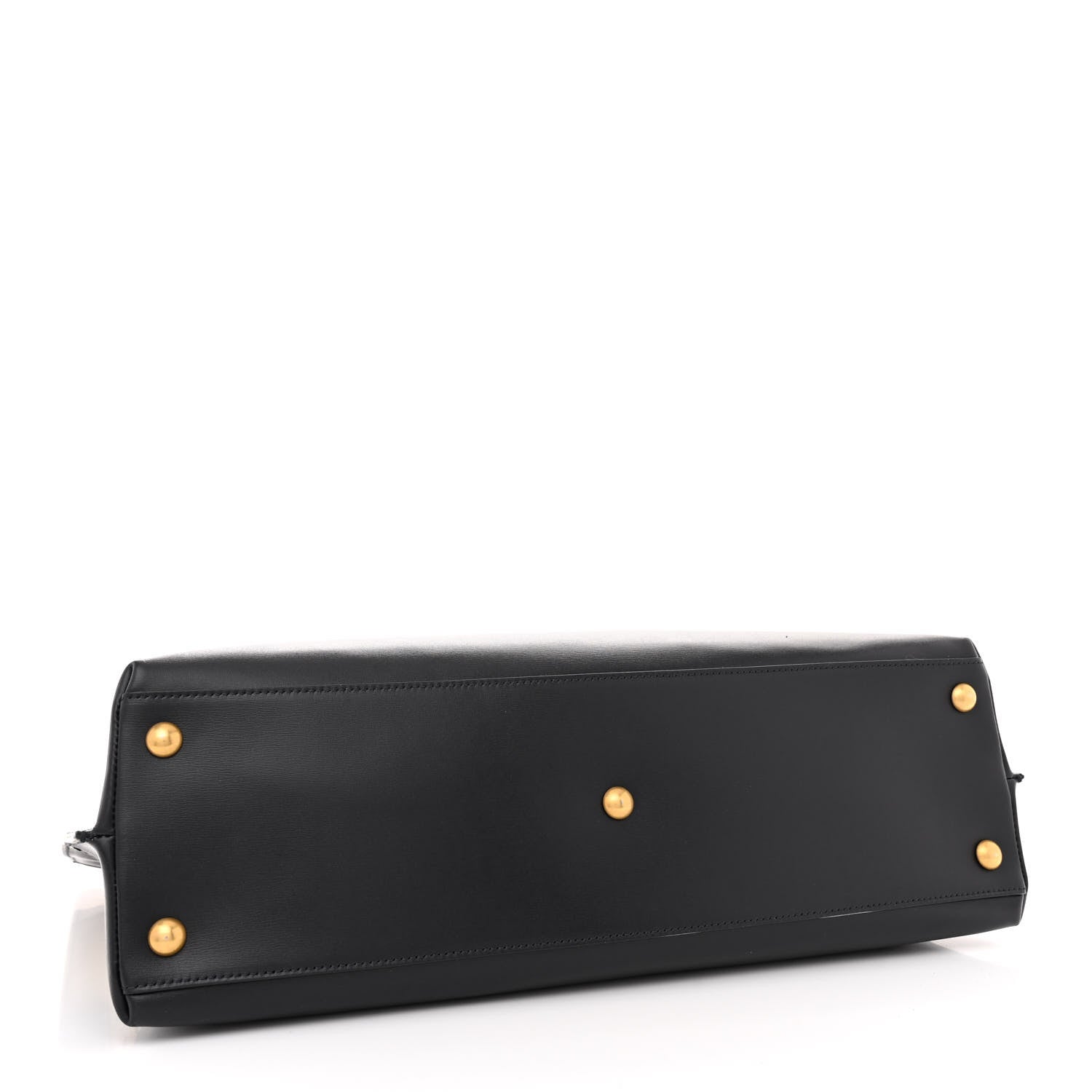 Saint Laurent Canvas All-Over Monogram Cabas Tote Beige Black 4 of 10