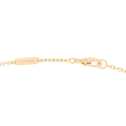 Van Cleef & Arpels 18K Yellow Gold Mother of Pearl Magic Alhambra Long Necklace 6 of 8