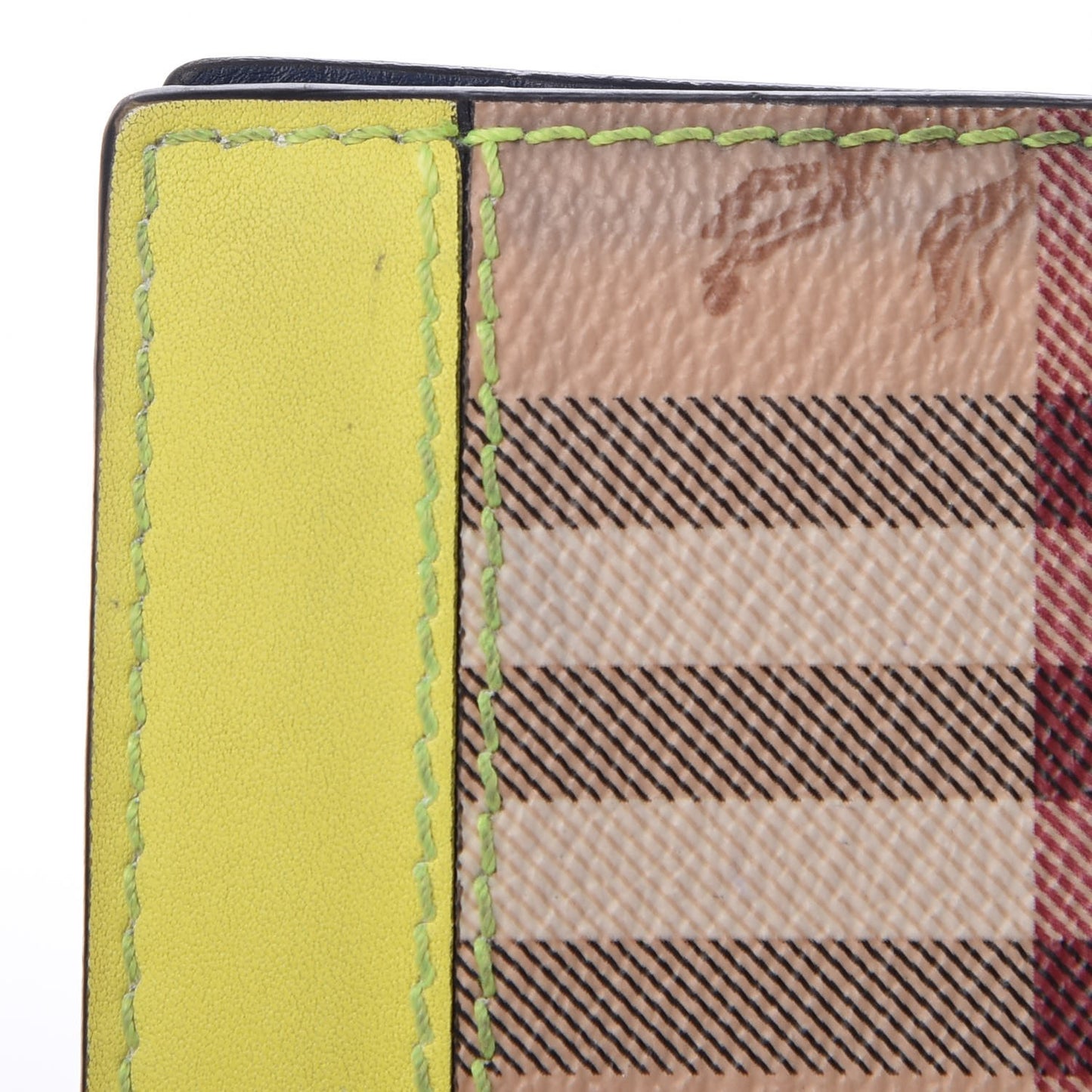 Haymarket Check BBi-Fold Wallet Yellow