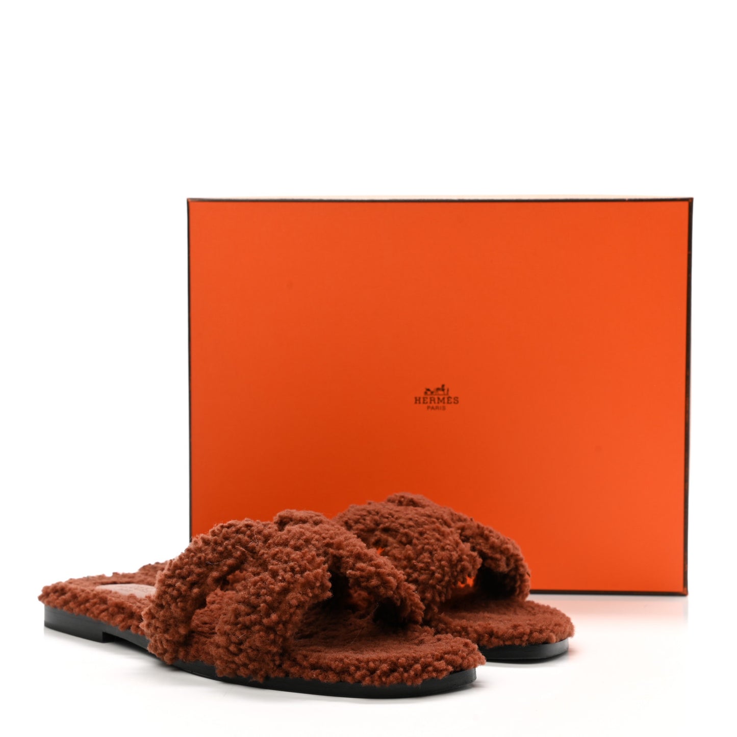 Woolskin Oran Sandals 40 Cognac