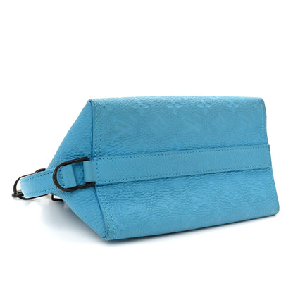 Louis Vuitton Taurillon Monogram Triangle Messenger Turquoise 4 of 9