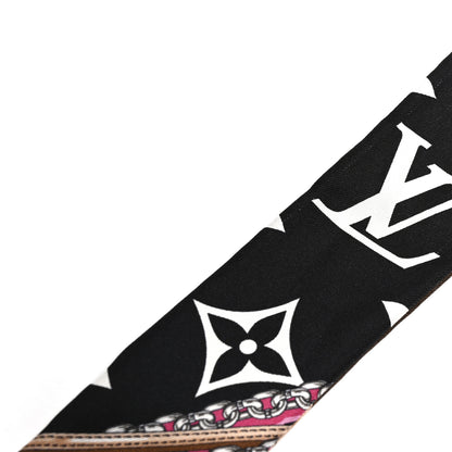 Louis Vuitton Silk Ultimate Monogram BB Bandeau Black 6 of 6