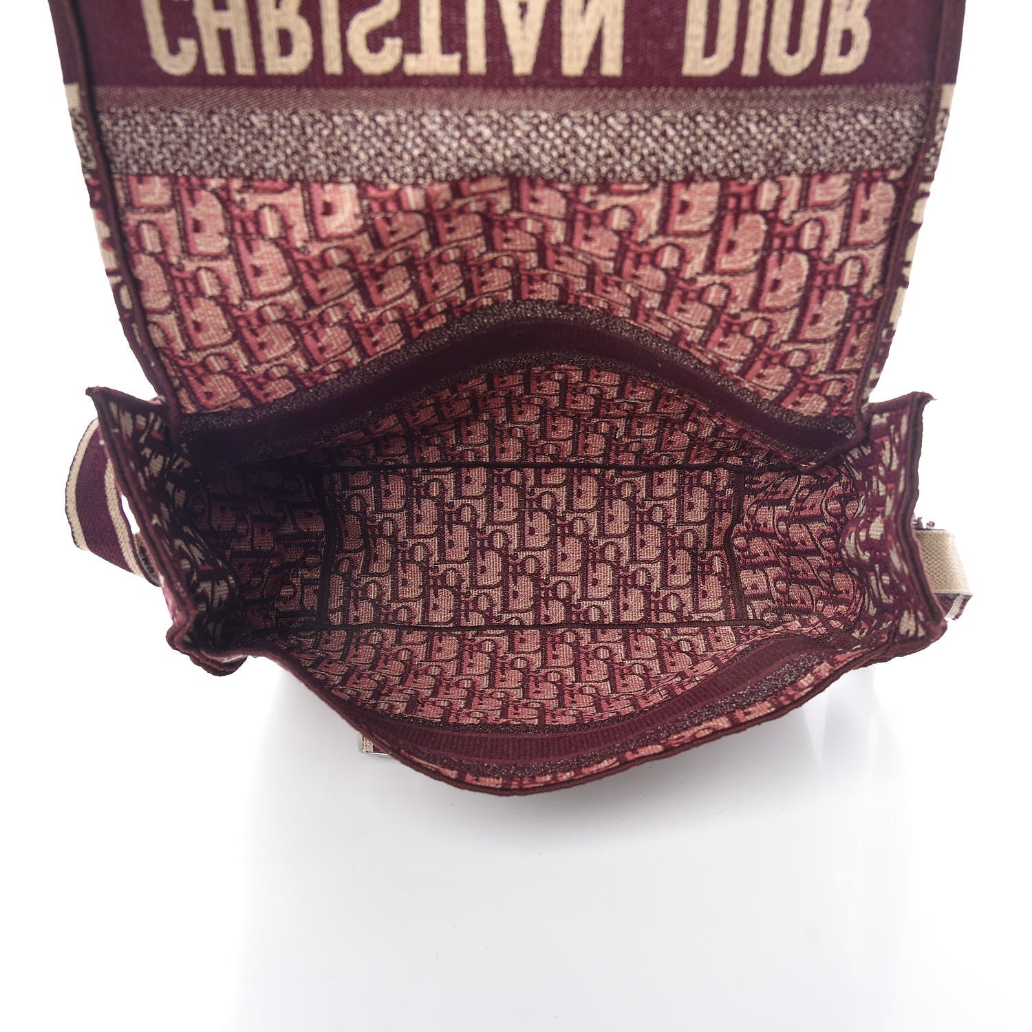 Christian Dior Oblique Medium Diorcamp Messenger Bordeaux 6 of 9