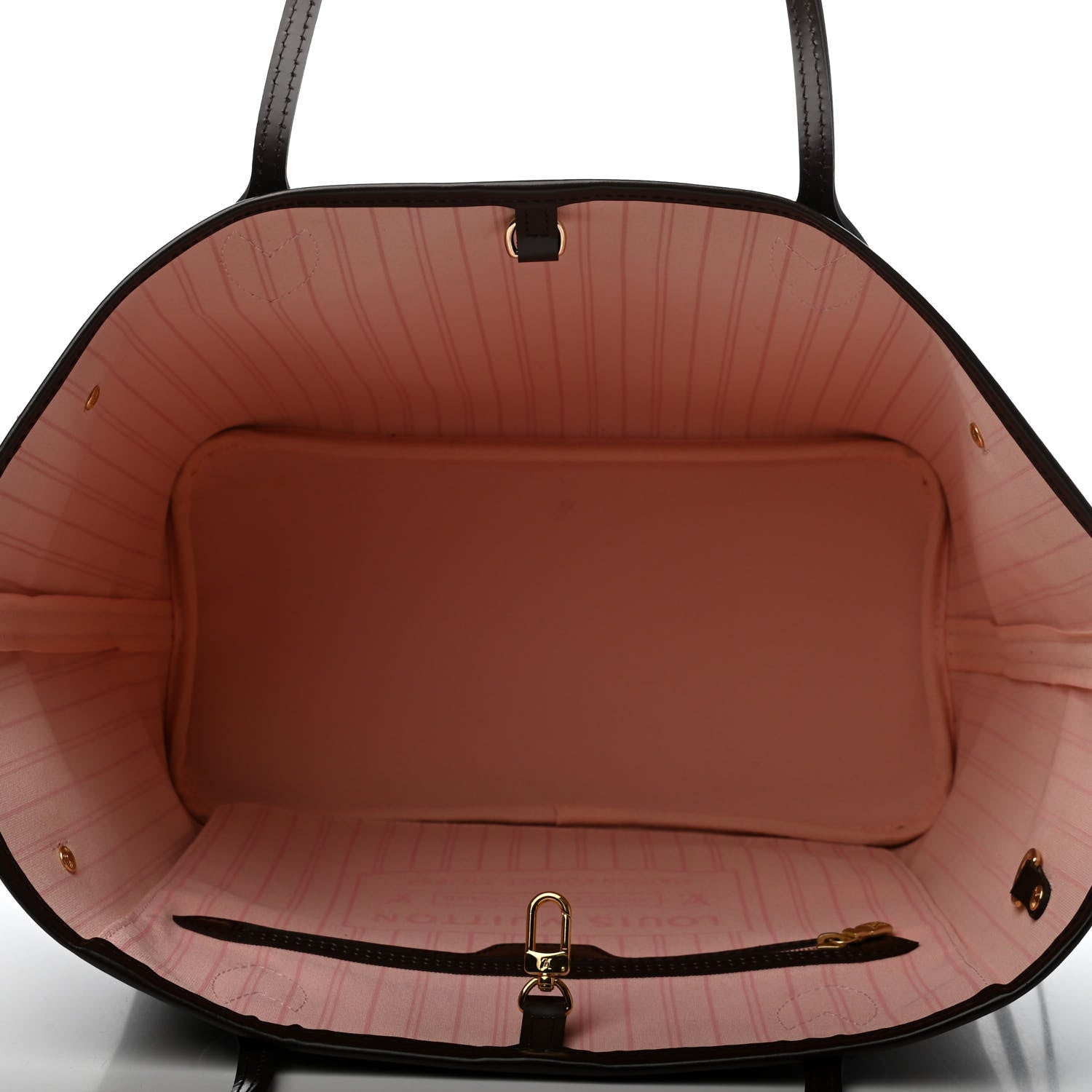 Louis Vuitton Damier Ebene Neo Neverfull MM Rose Ballerine 4 of 4