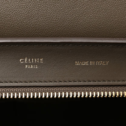 Celine Elephant Calfskin Small Tri-Color Trapeze Yellow 6 of 12