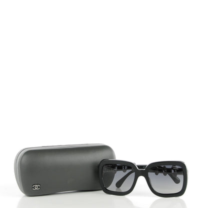 Chanel Pearl Crystal Bijoux Polarized Sunglasses 5335-H-B Black 7 of 7