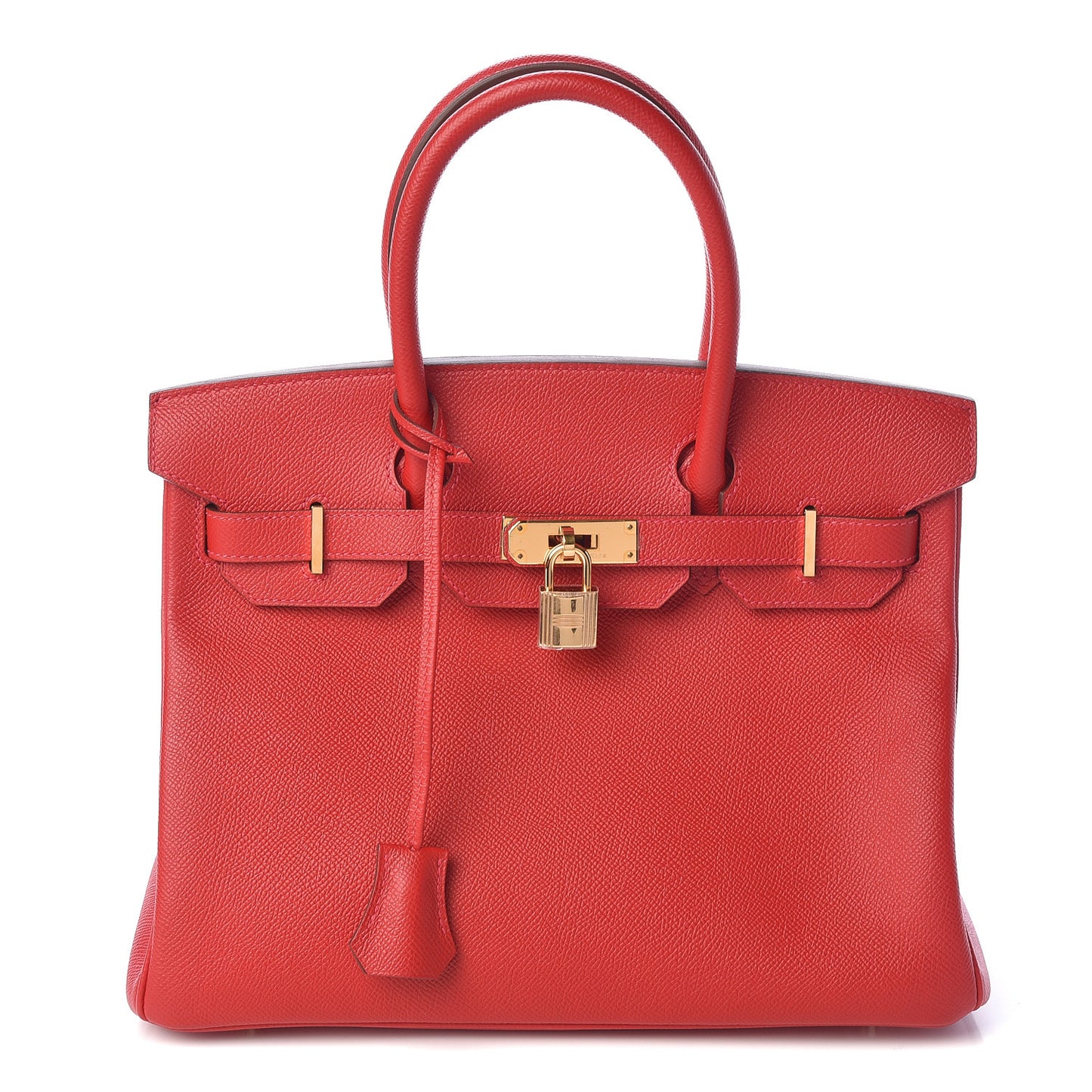 Epsom Birkin 30 Rouge Casaque