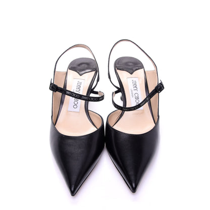 Jimmy Choo Nappa Ray Slingback Pumps 35.5 Black 7 of 10