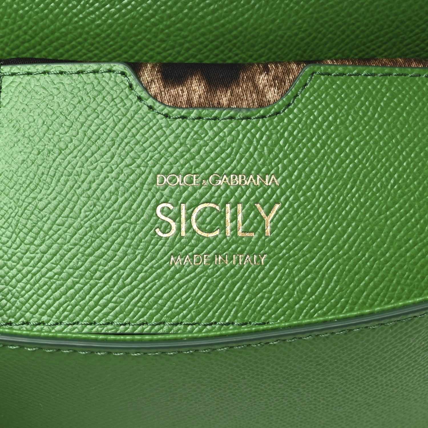 Dolce & Gabbana Dauphine Small Miss Sicily Satchel Green 6 of 9