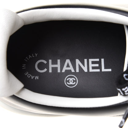 Chanel Calfskin CC Womens Sneakers 41.5 Black 7 of 12