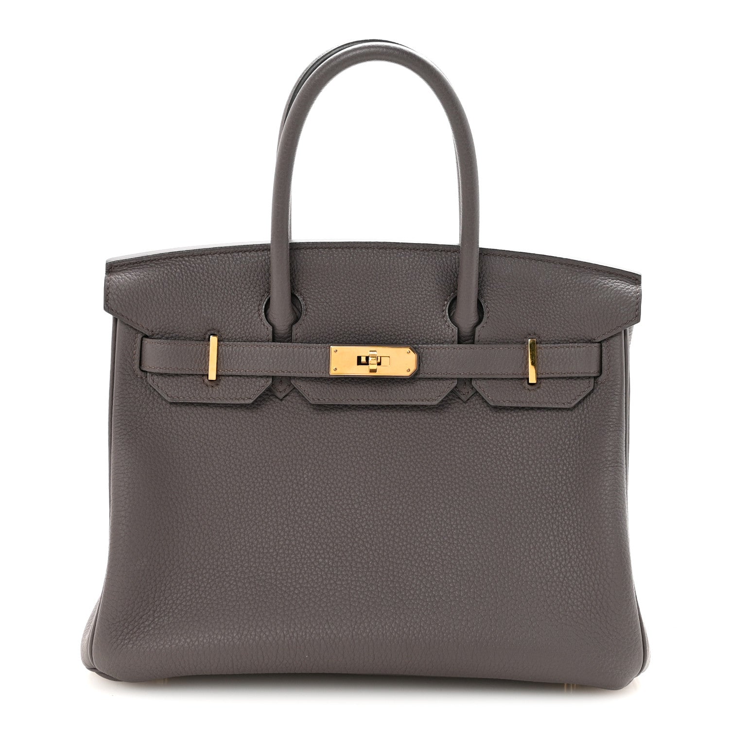 Hermes Togo BIRKIN 30 Etain 1 of 9