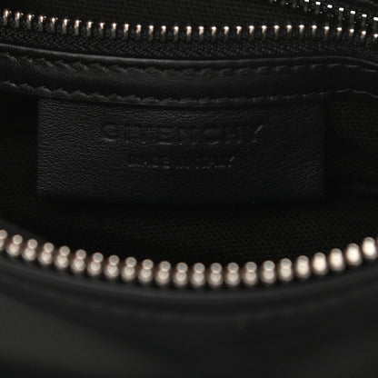 Givenchy Calfskin Small Pandora Logo Strap Black 6 of 9