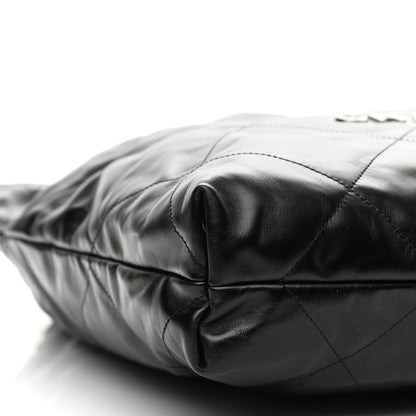 Chanel Shiny Calfskin Quilted Chanel 22 Black 8 of 10