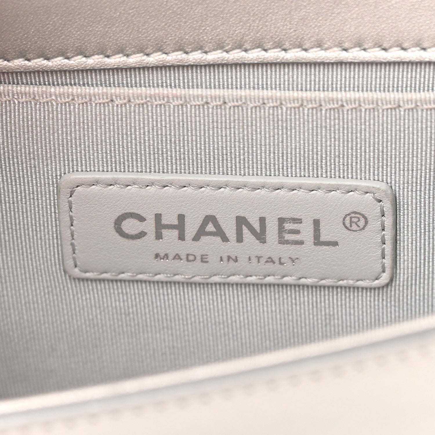 Chanel Metallic Lambskin PVC Quilted Small Boy Flap Blue 6 of 19