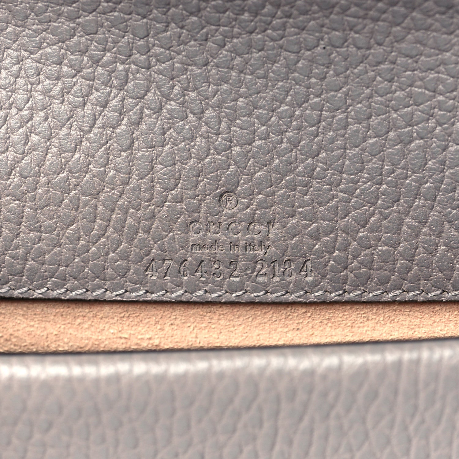Gucci Dollar Calfskin Crystal Super Mini Dionysus Shoulder Bag Dusty Grey Black Diamond 6 of 10