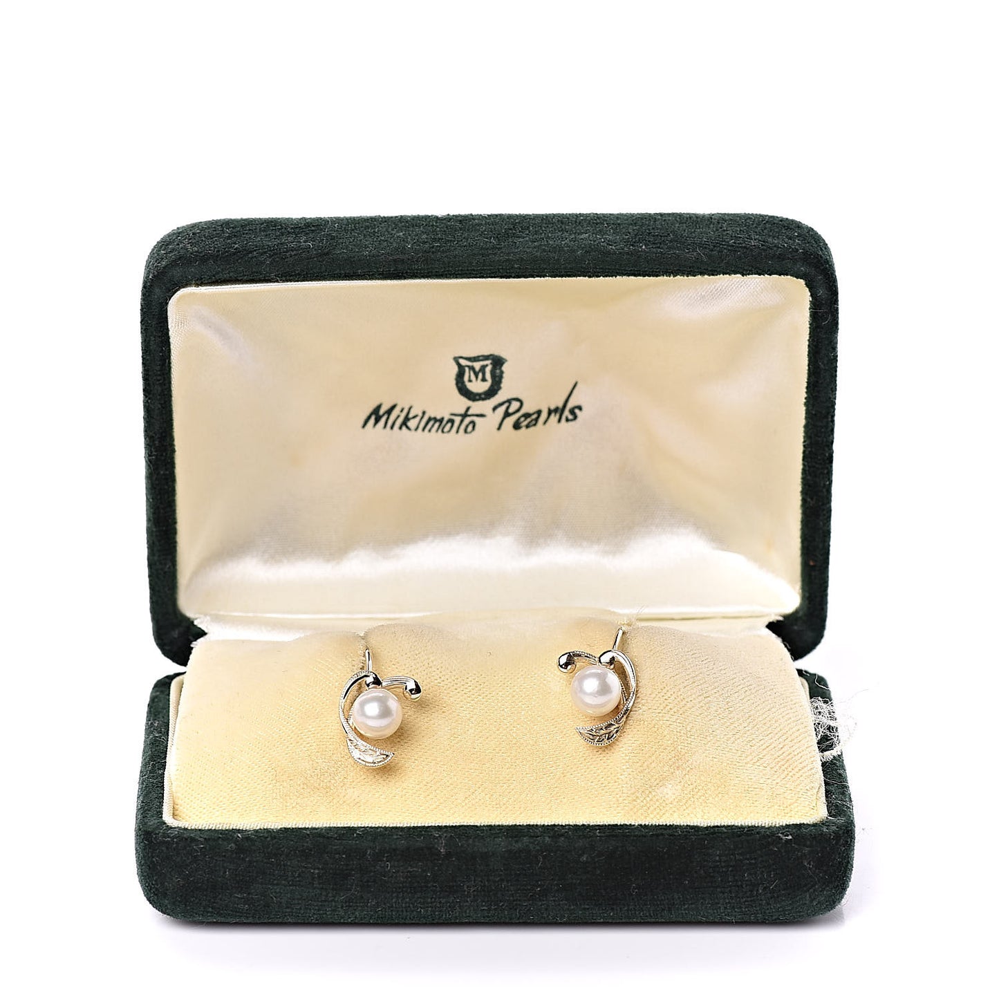 14K Yellow Gold Akoya Pearl 6mm Screw Back Earrings