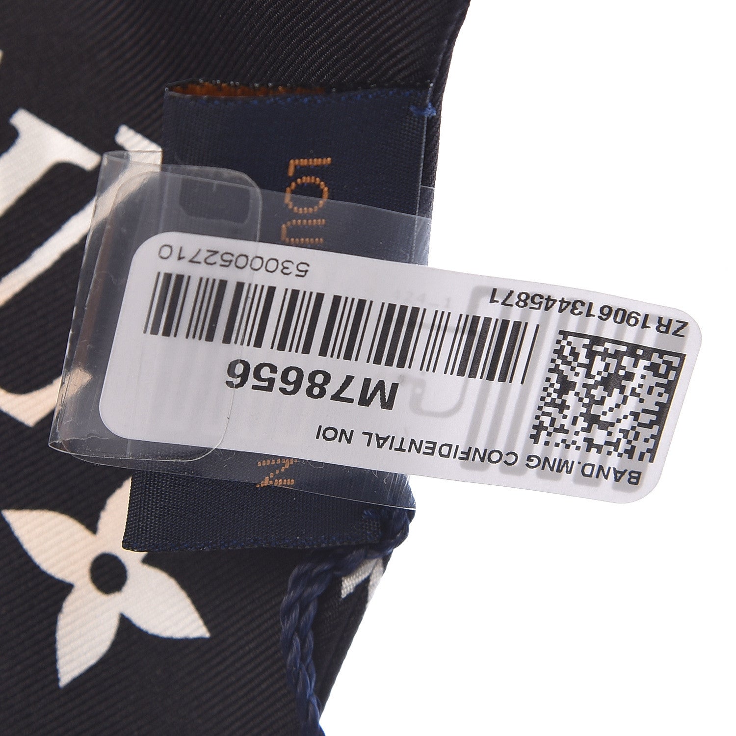 Louis Vuitton Silk Monogram Confidential Bandeau Black 4 of 5