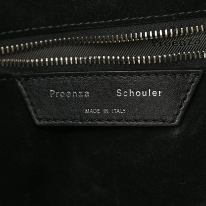 Proenza Schouler Soft Calf Medium Grommet Studded Tote Black 6 of 10