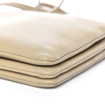 Celine Lambskin Large Trio Crossbody Bag Beige 10 of 10