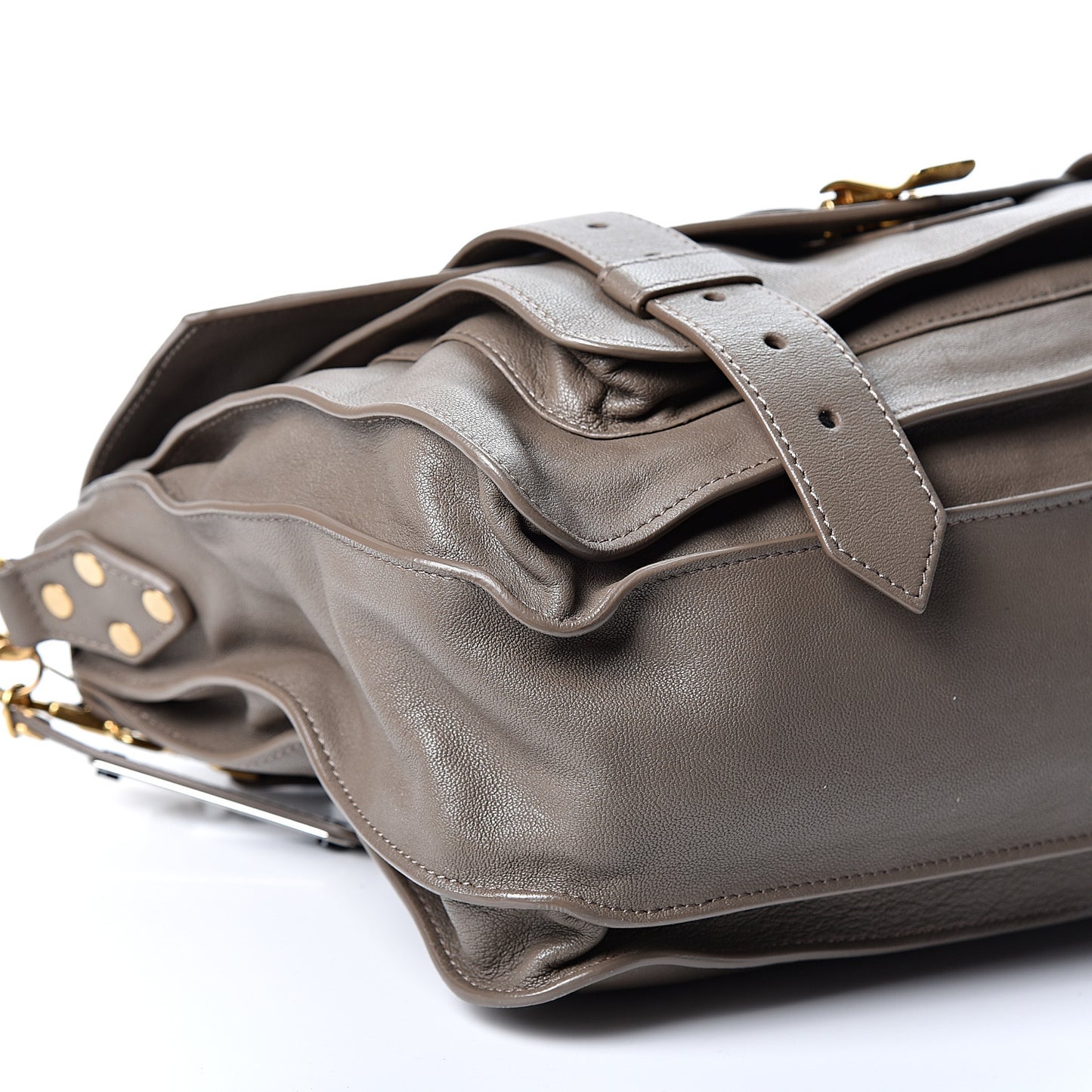 Lambskin Medium PS1 Satchel Smoke