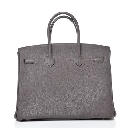 Hermes Togo Birkin 35 Etain 4 of 35