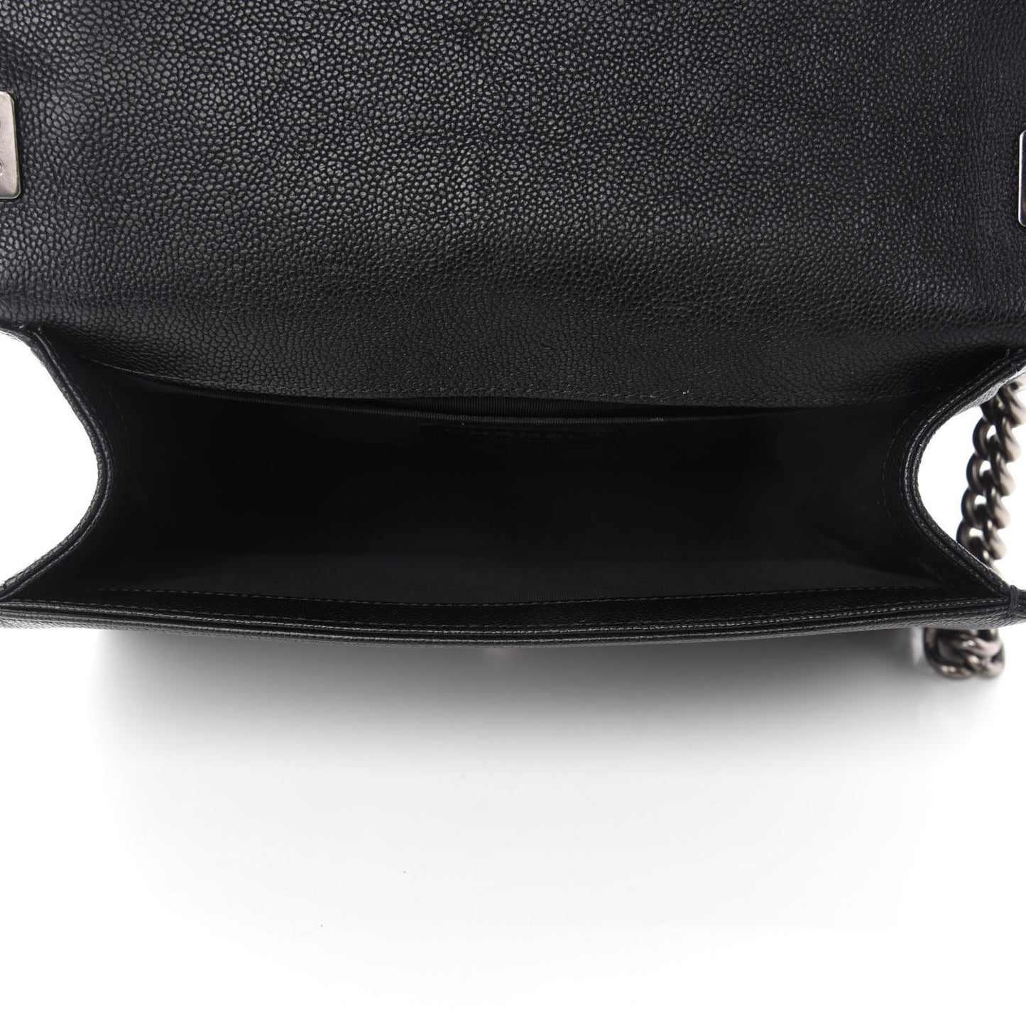 Caviar Quilted Medium Boy Flap Black