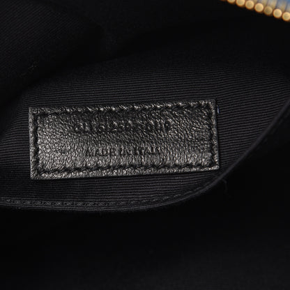 Saint Laurent Denim Matelasse Quilted Summer Embroidered Classic Monogram Camera Bag Blue 6 of 8