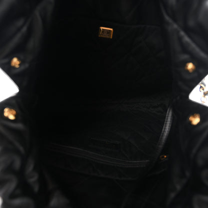 Chanel Shiny Calfskin Quilted Small Chanel 22 Black 6 of 11