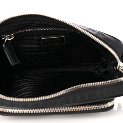 Prada Re-Nylon Spazzolato Belt Bag Black 5 of 9