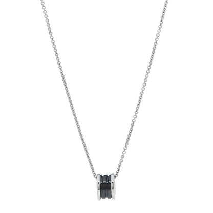 Bulgari Sterling Silver Ceramic Save The Children Pendant Necklace 1 of 6