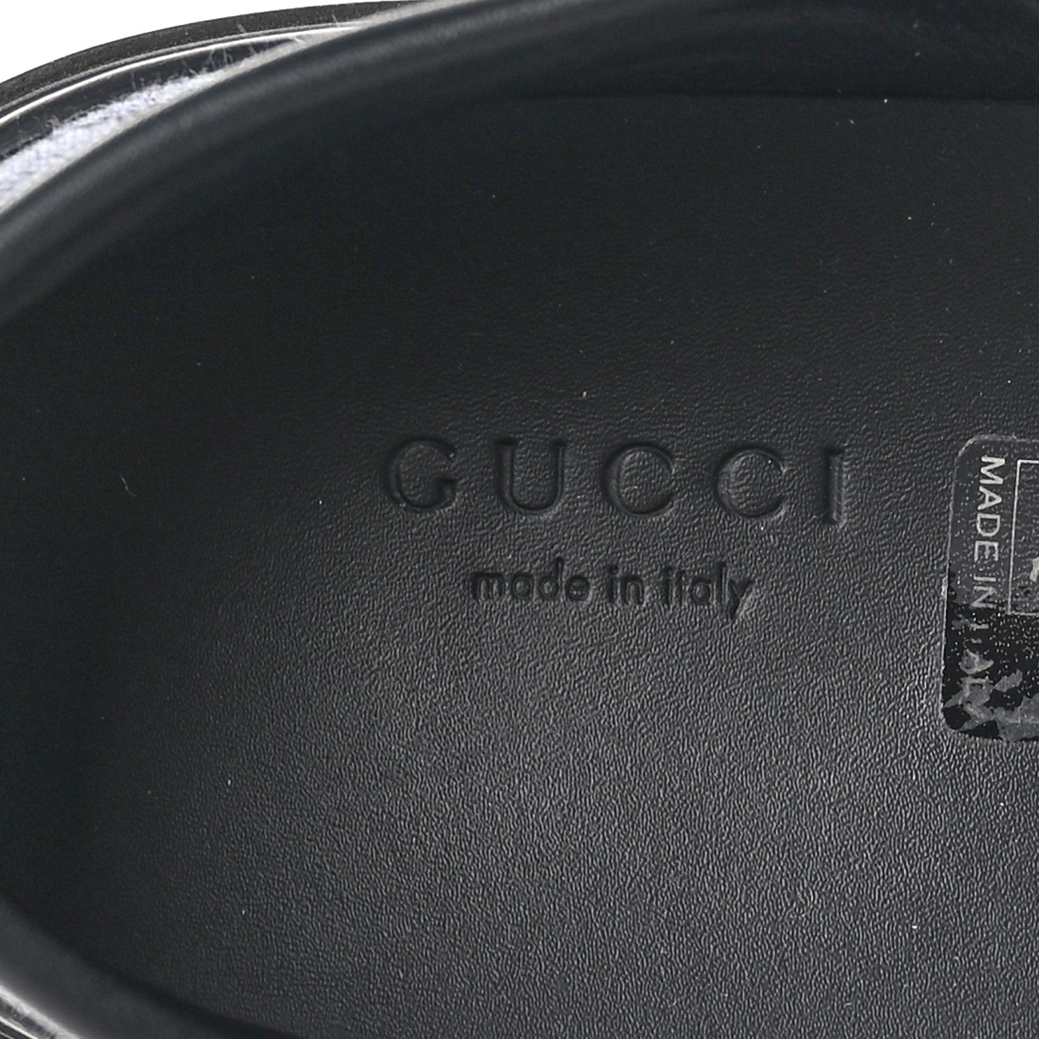 Gucci GG Monogram Calfskin Womens Low Top Sneakers 39 Piombo Black 8 of 9