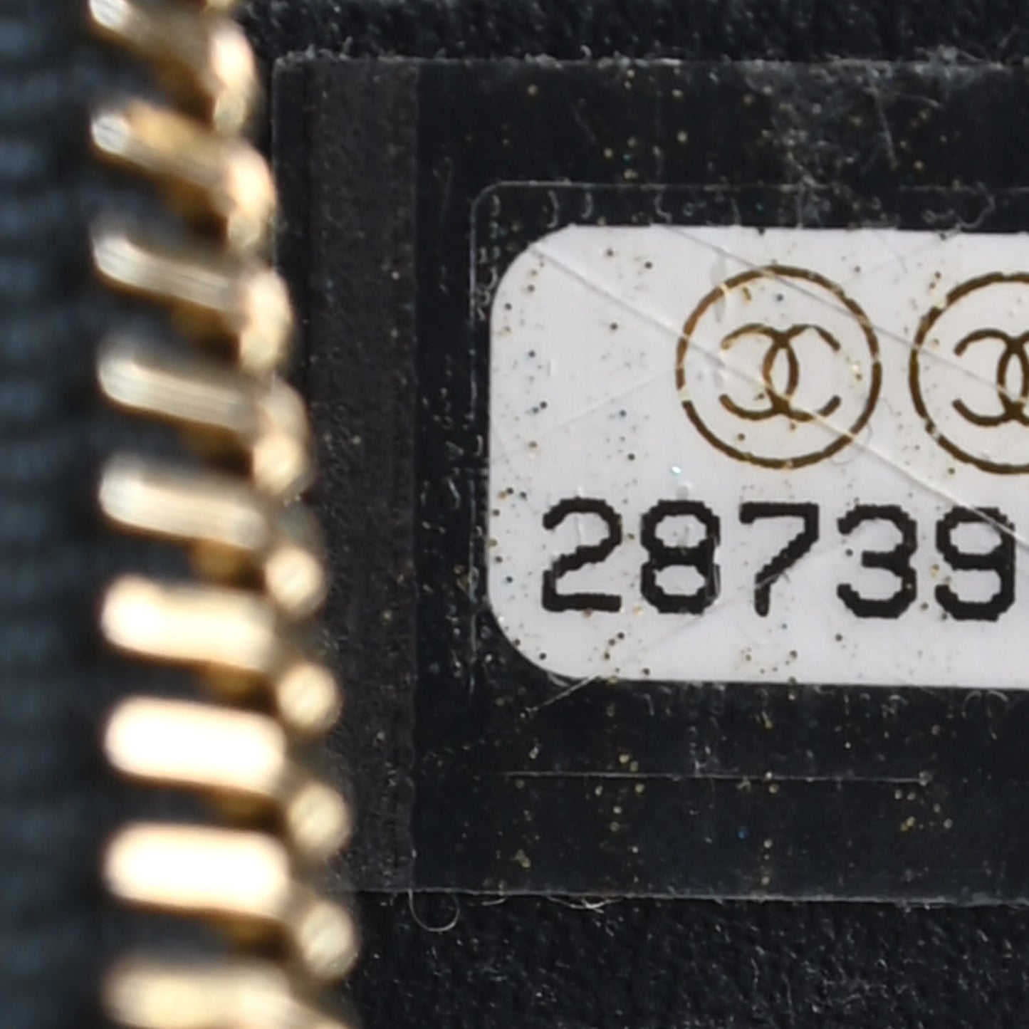 Tweed Calfskin Small Gabrielle Hobo Navy Blue