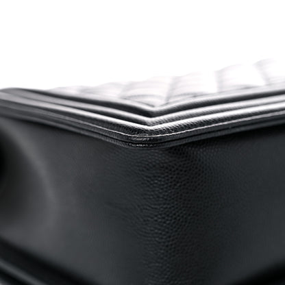 Chanel Caviar Quilted New Medium Boy Flap Black 9 of 11
