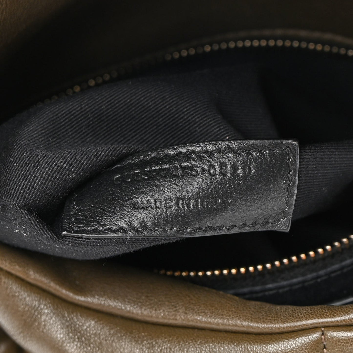 Lambskin Quilted Medium Loulou Puffer Monogram Chain Satchel Seaweed