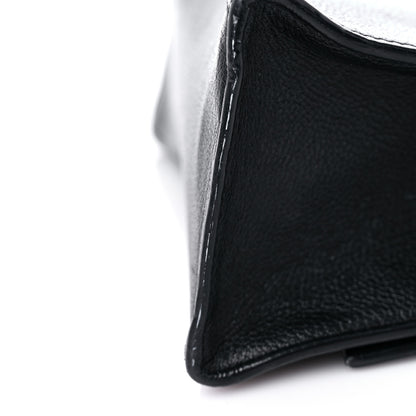 Balenciaga Grained Calfskin Small Hourglass Top Handle Bag Black 16 of 19