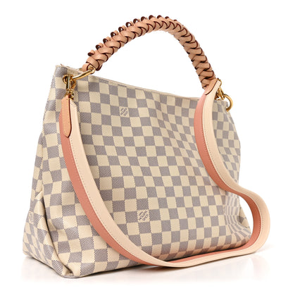 Louis Vuitton Damier Azur Beaubourg Hobo MM 3 of 9