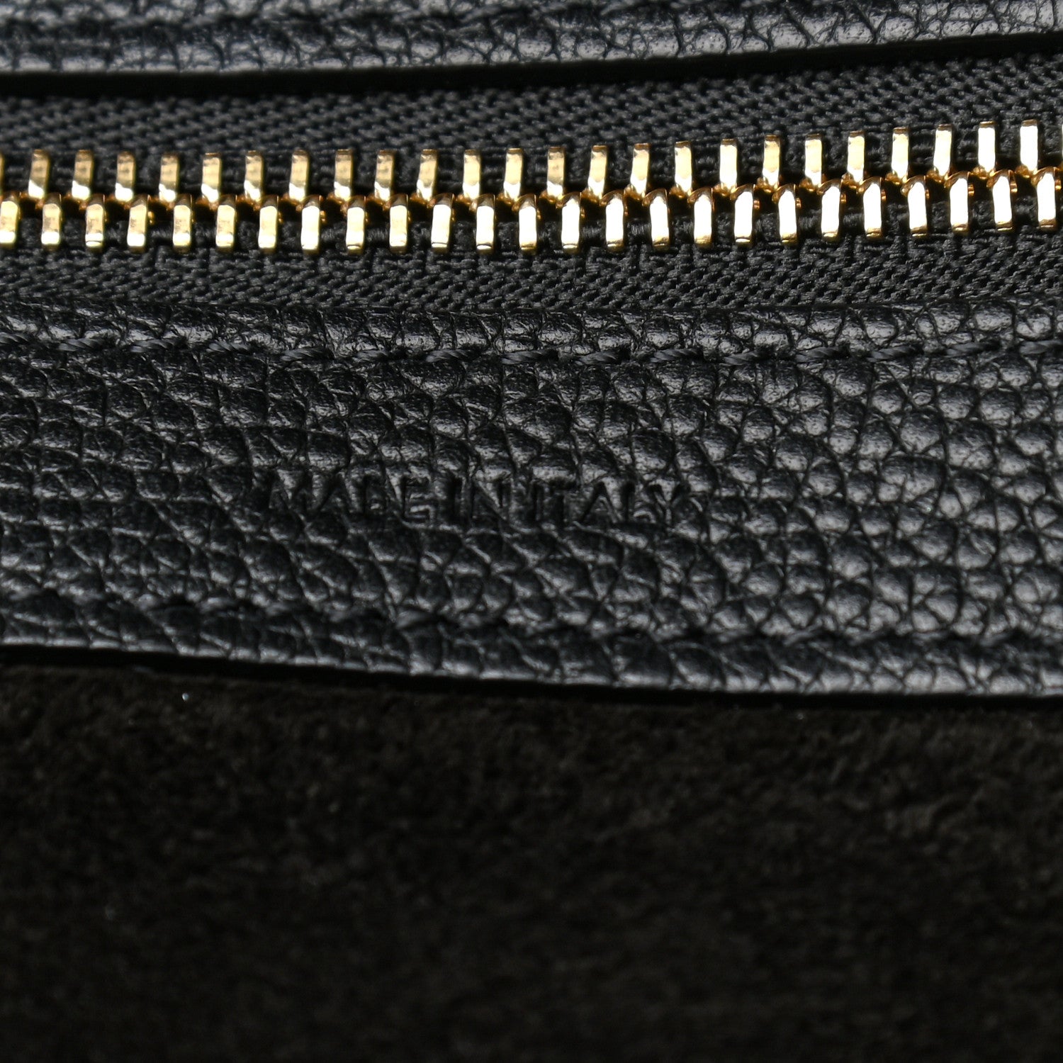 Celine Soft Grained Calfskin Medium Belt Cabas Phantom Black 8 of 11