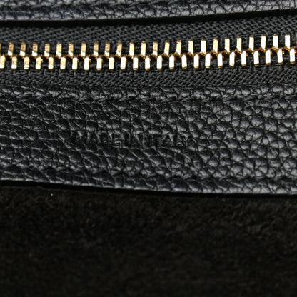 Celine Soft Grained Calfskin Medium Belt Cabas Phantom Black 8 of 11