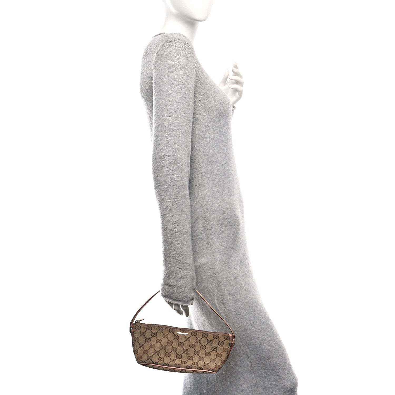 Gucci Monogram Boat Pochette Pink 2 of 11