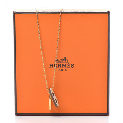 Hermes Swift O'Maillon Pendant Necklace Nata 7 of 7