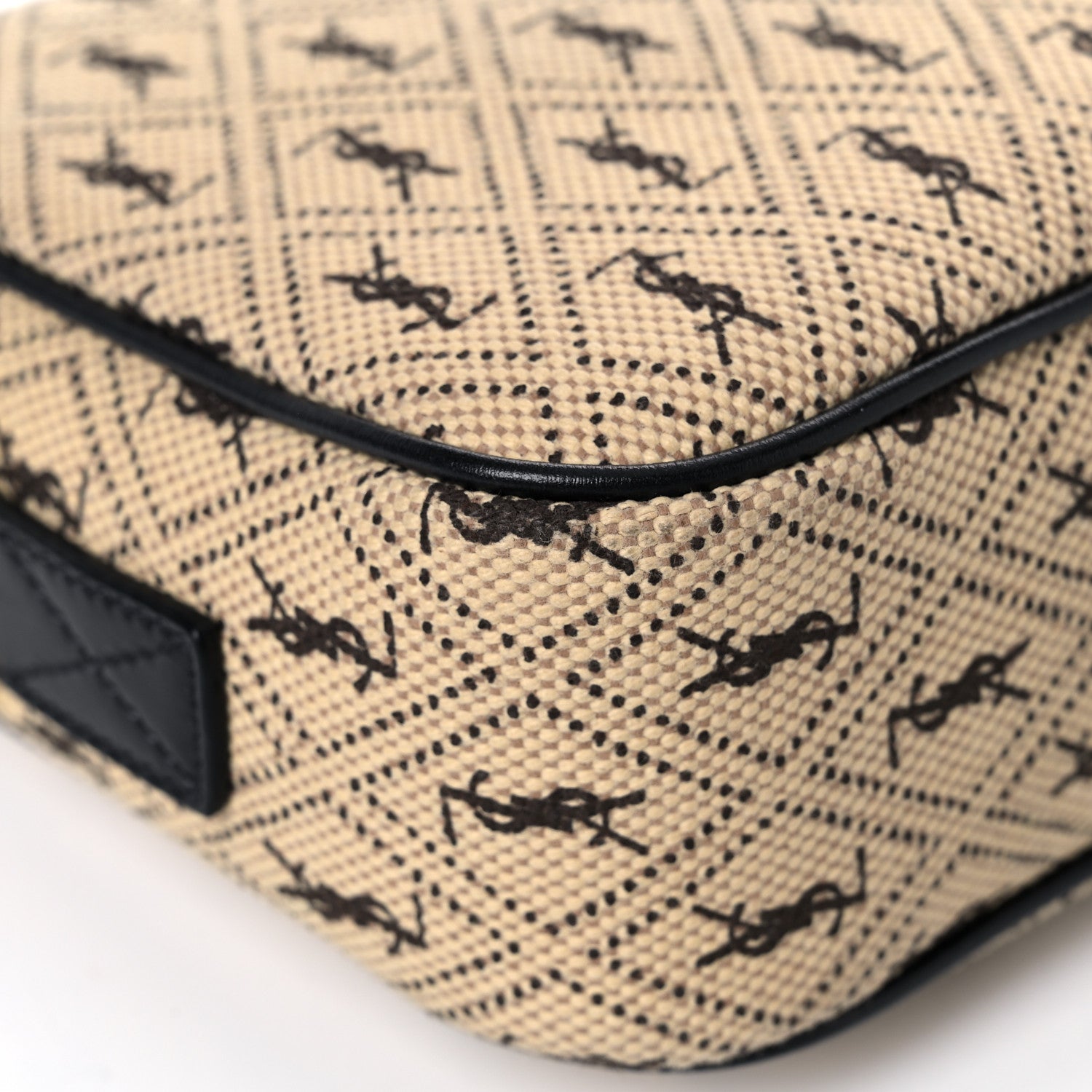 Saint Laurent Canvas Monogram All Over Camera Bag Beige 9 of 15