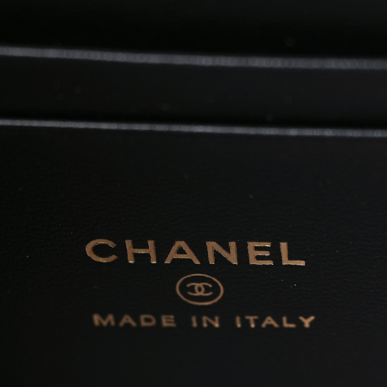 Chanel Lambskin Quilted Metal Small Top Handle Vanity Case With Chain Black 6 of 9