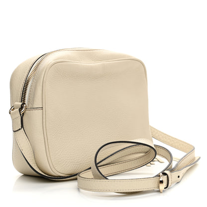 Gucci Pebbled Calfskin Small Soho Disco Bag Off White 3 of 11