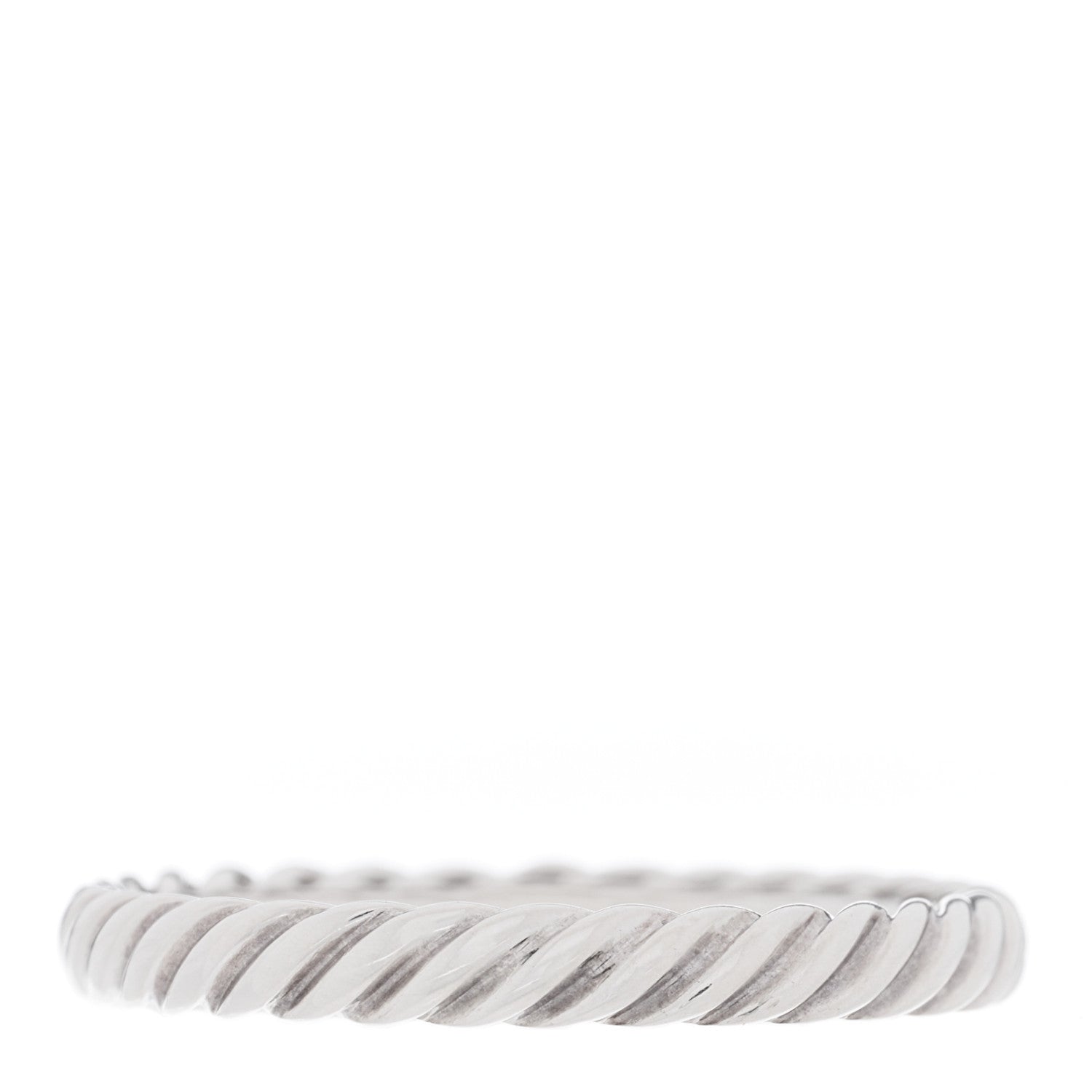 David Yurman Sterling Silver Cable Classics Band Ring 51 5.75 3 of 4