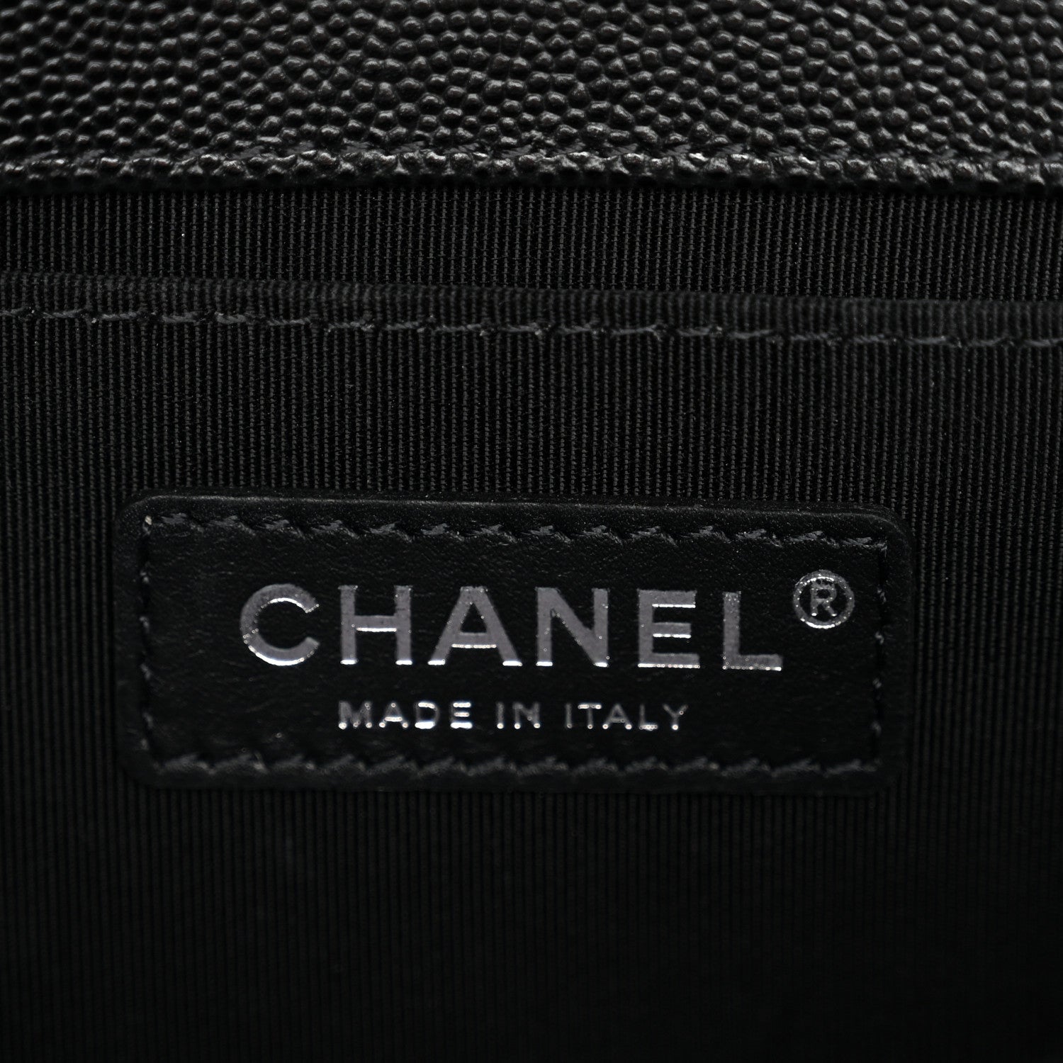 Chanel Caviar Quilted Medium Boy Flap Black 6 of 11