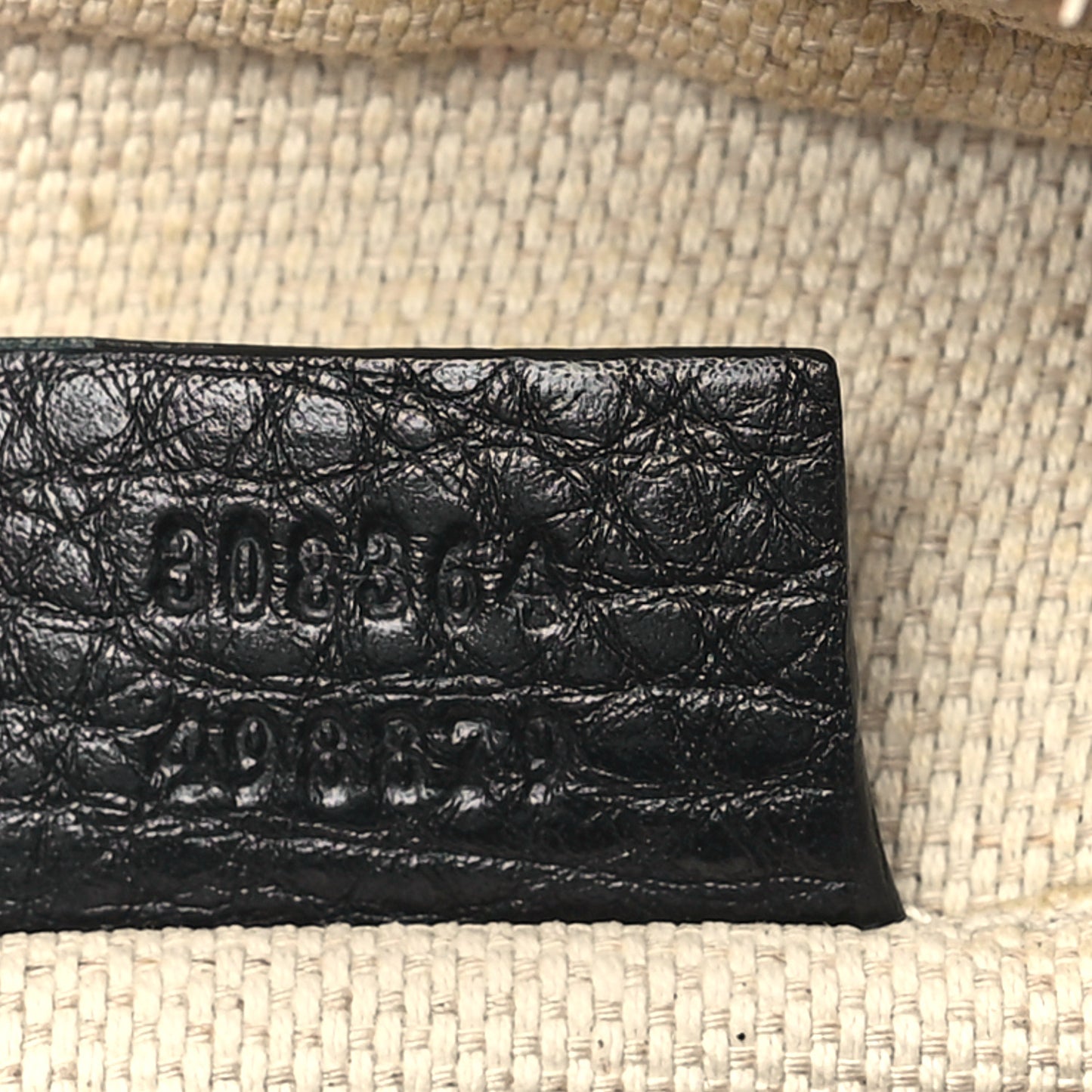 Pebbled Calfskin Small Soho Disco Bag Black