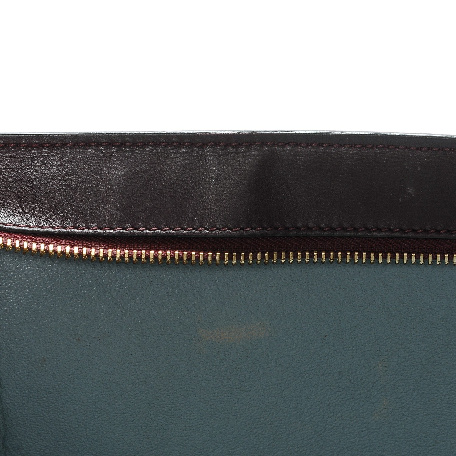 Celine Smooth Calfskin Suede Medium Tri-Color Trapeze Dark Grey 12 of 23