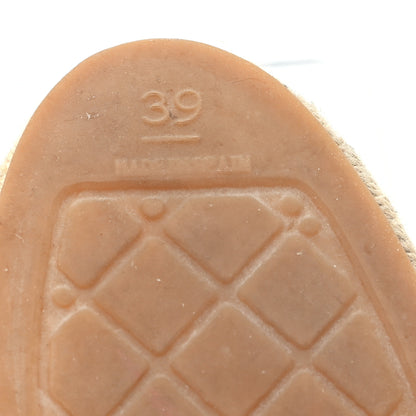 Chanel Lambskin CC Espadrilles 39 Black 7 of 10