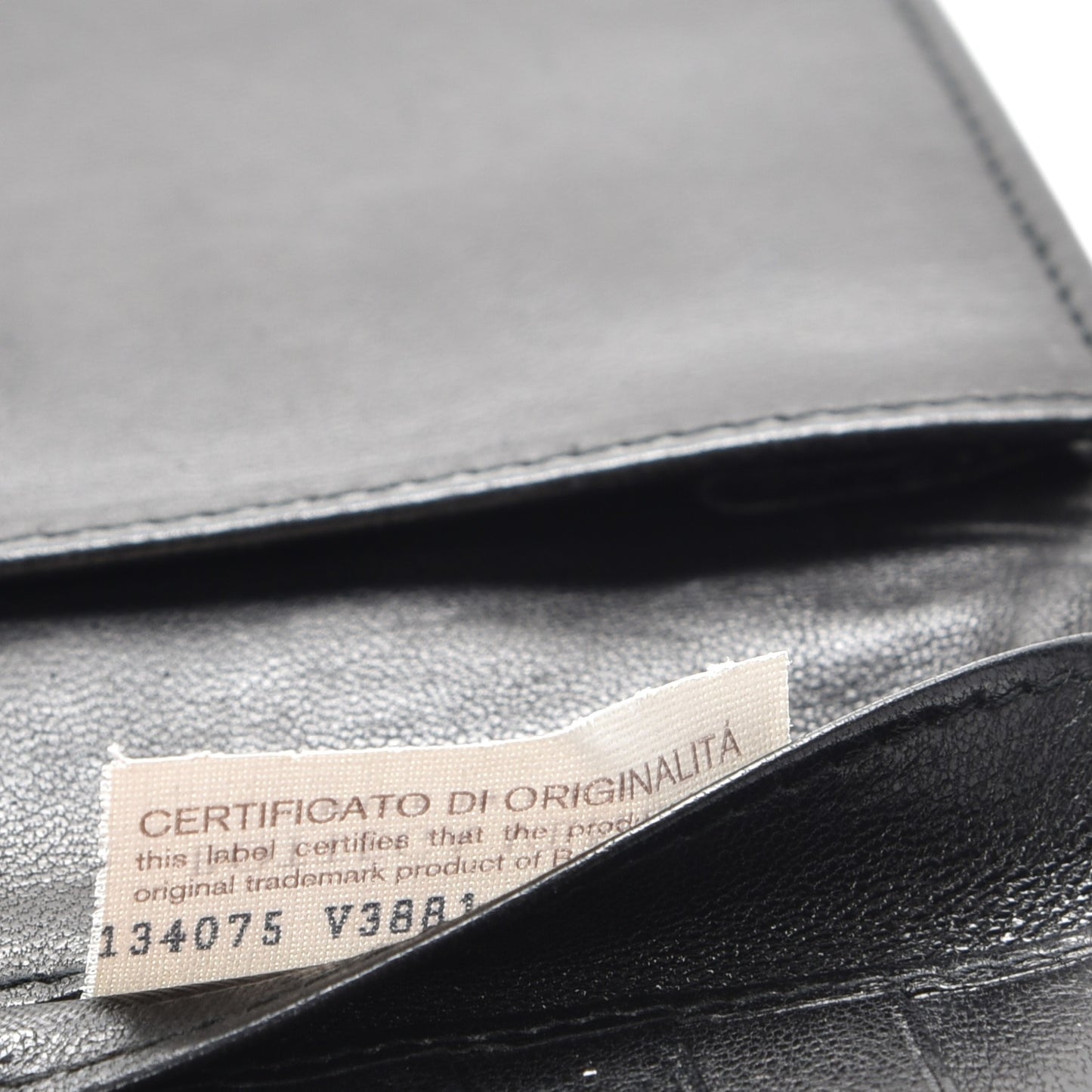 Nappa Intrecciato Embossed Continental Wallet Nero Black