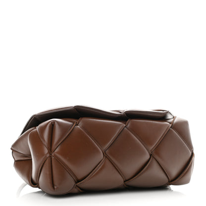 Bottega Veneta Nappa Intreccio Padded Top Handle Shoulder Bag Brownie 4 of 10